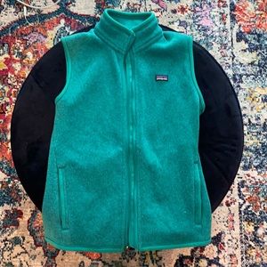 Patagonia teal vest, size medium